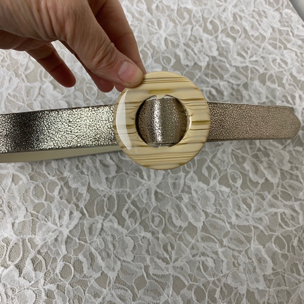 Gold Crackle Coldwater Creek Belt s/m